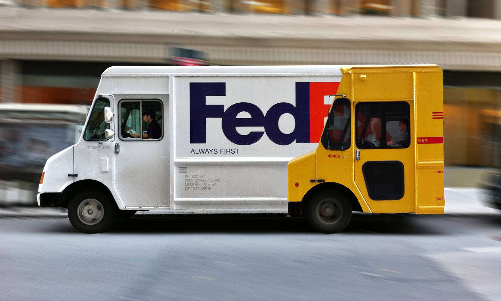 fedex always first truck